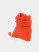 Baskets pour Femmes montantes - Orange