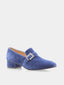 STUART WEITZMAN - Crystal Geo Buckle - Blauw