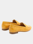 Leren mocassins - Geel