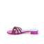 ALBANO - Mules plates Femmes en strass - Fuchsia