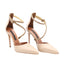 ALBANO - Escarpins Femmes en cuir et bout pointu - Beige