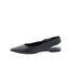 ALBANO - Ballerines slingback pour Femmes plates en cuir - Noir