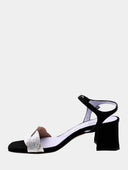 Sandalen met blokhak - Zwart