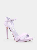 Sandalen met hak - Lavendel