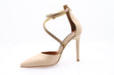 Leren pumps - Beige