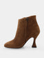 ALBANO - Suede leather ankle boots - Brown