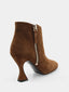 ALBANO - Suede leather ankle boots - Brown