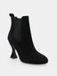 ALBANO - Suede leather ankle boots - Black