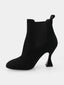 ALBANO - Suede leather ankle boots - Black