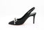 ALBANO - Escarpins Slingback - Noir
