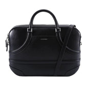 ALEXANDER MCQUEEN® - Sac Porte-documents en cuir Hommes - Noir