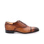 ANTONIO MAURIZI - Richelieu Homme en cuir lisse - Cognac 