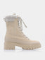 AQUAZZURA – Very Cortina enkellaarsje - Zacht beige