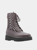 AQUAZZURA - Fearless 20 Bootie - Aubergine 