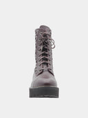 AQUAZZURA - Fearless 20 Bootie - Aubergine 