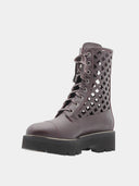 AQUAZZURA - Fearless 20 Bootie - Aubergine 