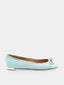 AQUAZZURA - Parisina Crystal Ballet - Turquoise Blue