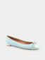 AQUAZZURA - Parisina Crystal Ballet - Turquoise Blue
