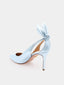 AQUAZZURA - Bow Tie 85 Pump - Blauw
