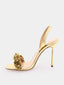 AQUAZZURA - Chain Of Love 105 Sandaal - Goud