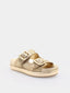 AQUAZZURA - Vacanza Flat - Laminated gold