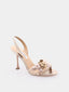 AQUAZZURA - Galactic Flower 95 Sandal - Copper