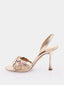 AQUAZZURA - Galactic Flower 95 Sandal - Copper