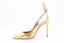 AQUAZZURA - Bow Tie 105 Pump - Doré