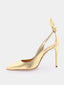 AQUAZZURA - Bow Tie 105 Pump - Goud