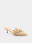 AQUAZZURA - Visconti 50 Muiltje - Beige