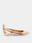 AQUAZZURA - Bow Tie Ballerina- Bronze