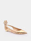 AQUAZZURA - Bow Tie Ballerina- Bronze