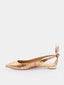 AQUAZZURA - Bow Tie Ballerina- Bronze