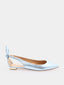 AQUAZZURA - Ballerina Bow Tie - Blue Glitter