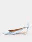 AQUAZZURA - Ballerina Bow Tie - Blue Glitter