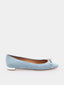AQUAZZURA - Parisina Crystal Ballet - Denim