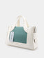 Handbag - White/Turquoise Blue