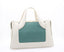 Sac à main - Blanc/Bleu Turquoise