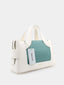 Handbag - White/Turquoise Blue