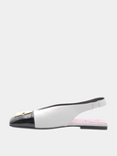 Eden 15 Slingback - Wit/Zwart