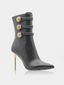 BALMAIN - Alma laarzen - Zwart en goud 