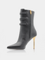 BALMAIN - Alma laarzen - Zwart en goud 