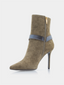 BALMAIN - Eva Enkellaarsjes - Khaki 