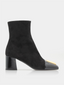 BALMAIN - Edna Enkellaarsjes - Zwart 