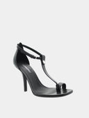 Stéfanie Leren sandalen - Zwart