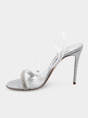 Sandalen met hak - Zilver