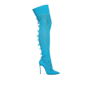 CASADEI® - Bottes en dentelle  - Bleu