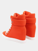Baskets pour Femmes montantes - Orange