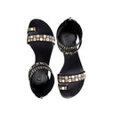 Leren sandalen - Zwart