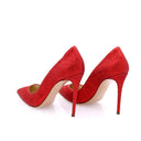 Pumps - Rood Glitters